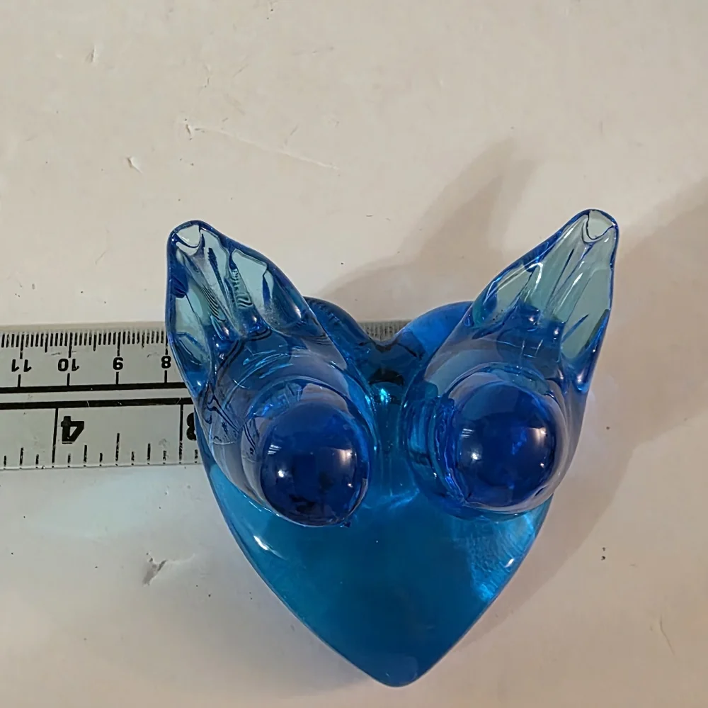 Titan Art Glass Double Bird On Heart 1990